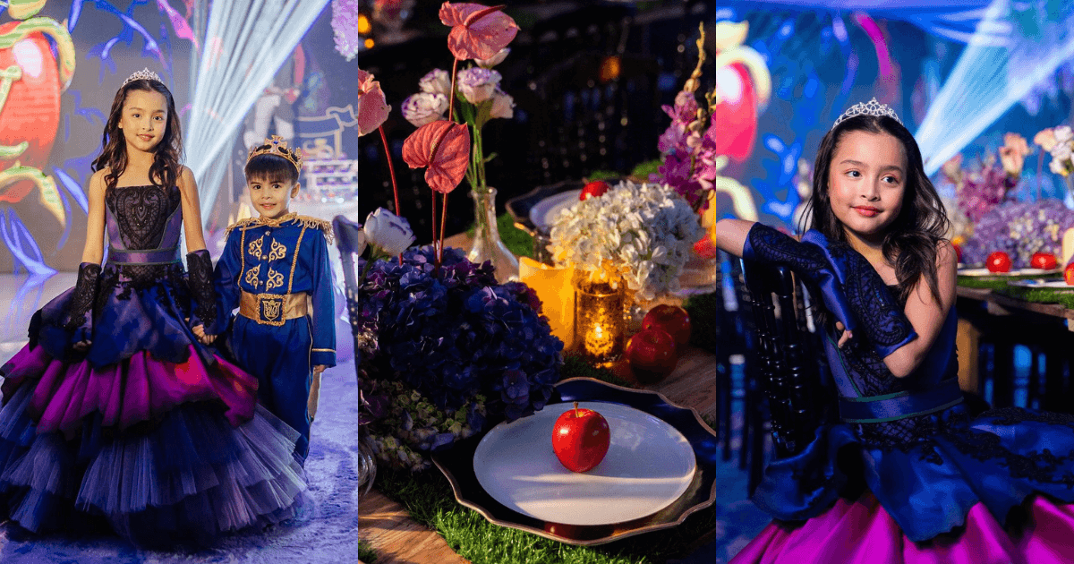 LOOK Zia Dantes is a charming princess in her Descendantsthemed 8th